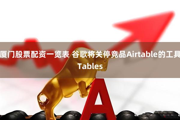 厦门股票配资一览表 谷歌将关停竞品Airtable的工具Tables