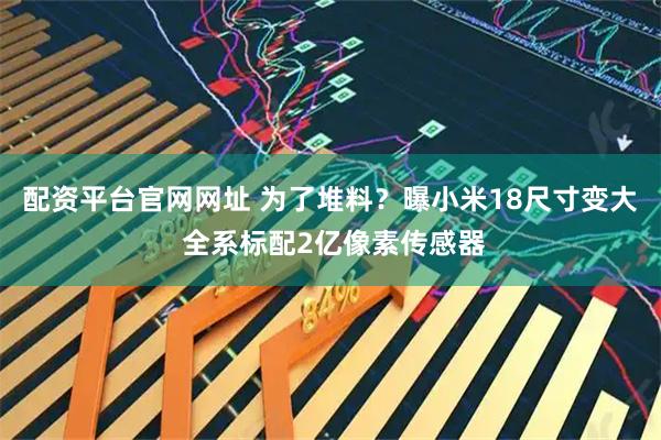 配资平台官网网址 为了堆料？曝小米18尺寸变大 全系标配2亿像素传感器